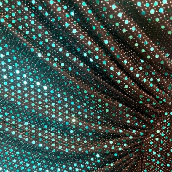 Mac Duggal - 1 Shoulder Emerald Sequin Gown- NWT - Picture 5 of 8